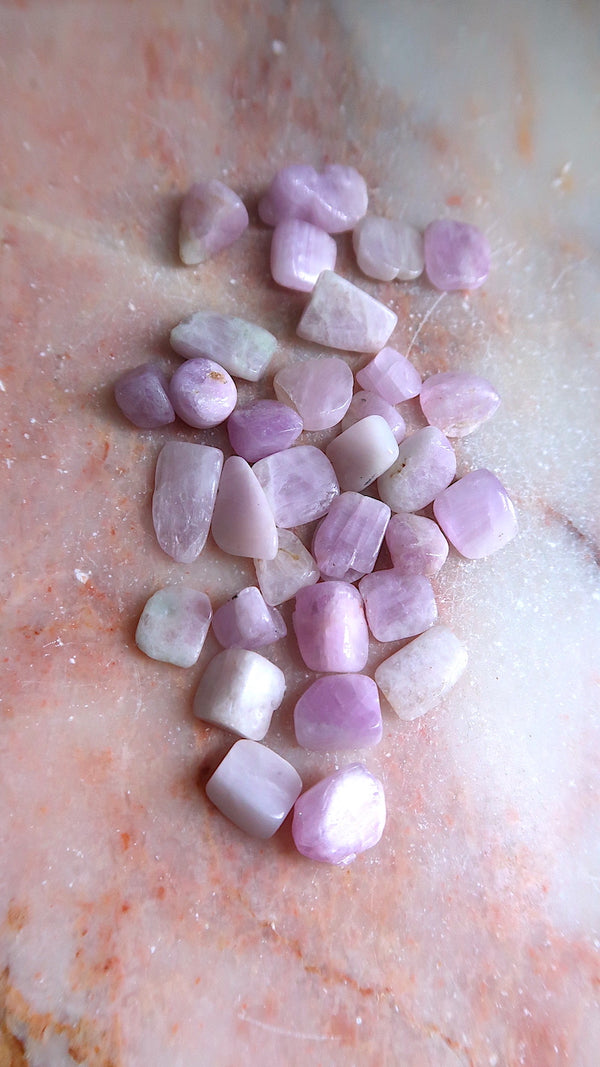 Extra Small Pink Kunzite Tumbles