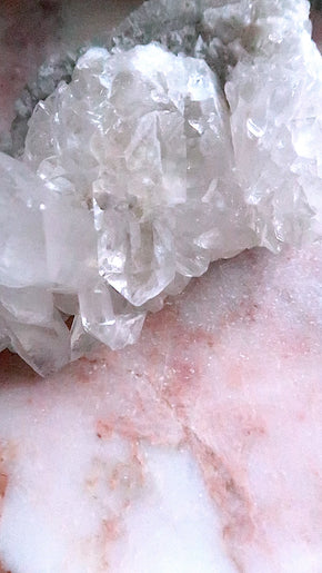 Large Clear Quartz Cluster