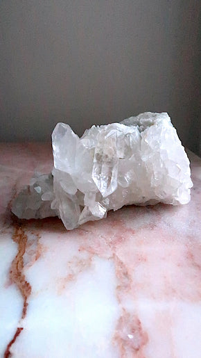 Large Clear Quartz Cluster