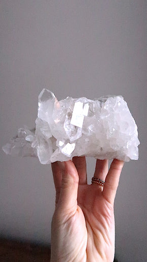 Large Clear Quartz Cluster