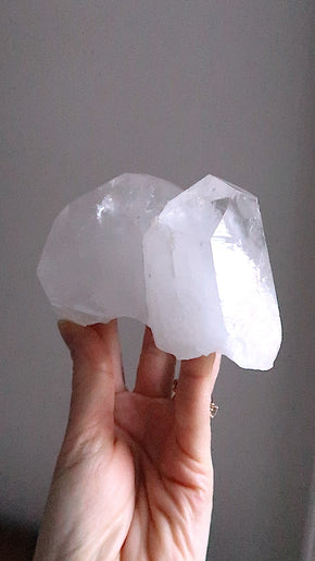 Large Clear Quartz Point Cluster