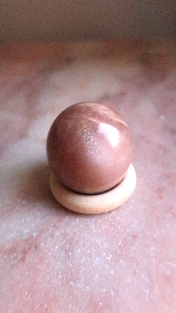 Pink Moonstone Sphere
