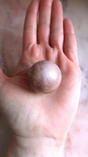 Pink Moonstone Sphere