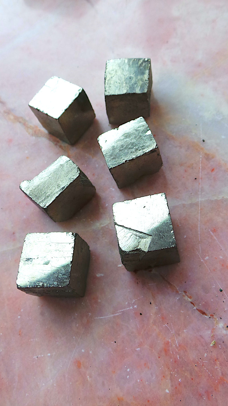 Small Pyrite Cubes (spain)