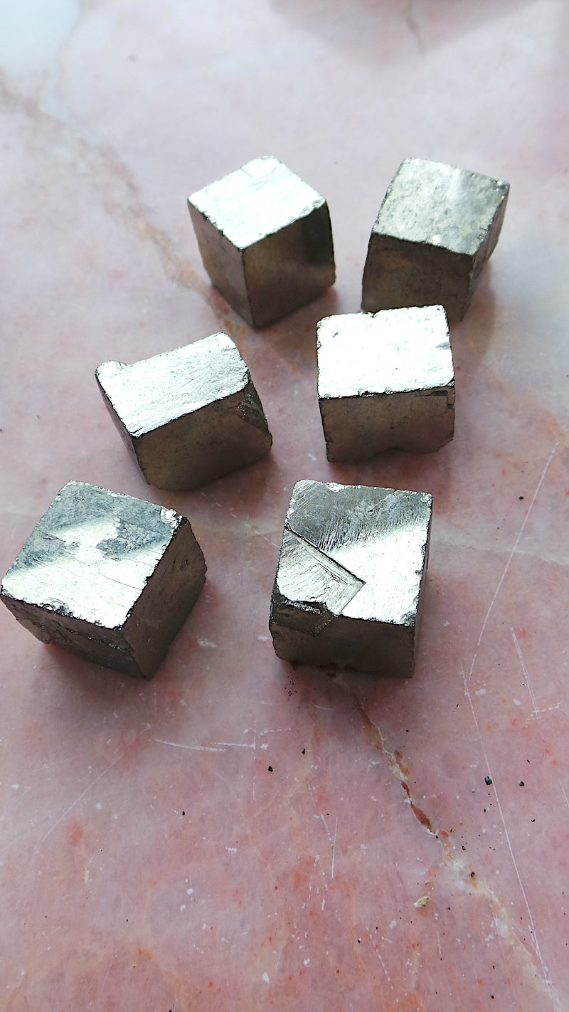 Small Pyrite Cubes (spain)