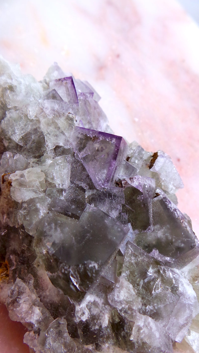 British Purple Fluorite Cluster