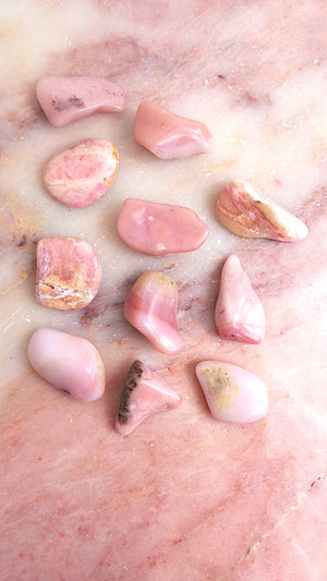 Large Pink Opal Tumbles