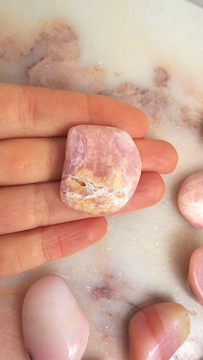 Large Pink Opal Tumbles