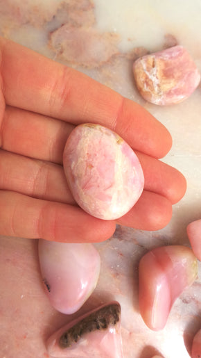 Large Pink Opal Tumbles