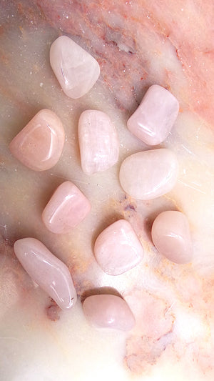 Pink Petalite Tumbles