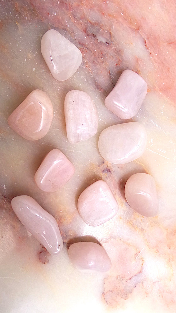 Pink Petalite Tumbles