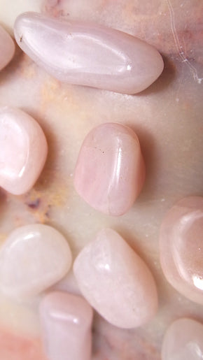 Pink Petalite Tumbles