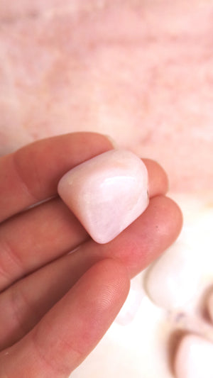 Pink Petalite Tumbles