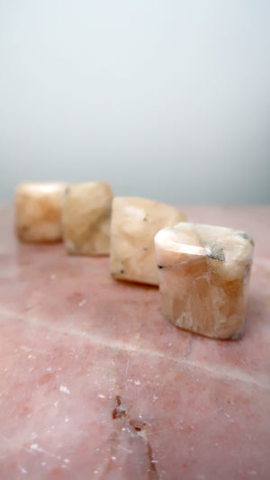 Large Stilbite Tumbles