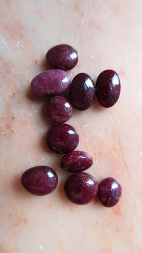 Extra Small Premium Grade Ruby Tumbles