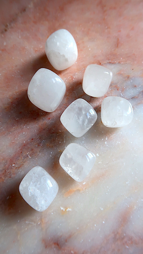 Milky Quartz Tumbles