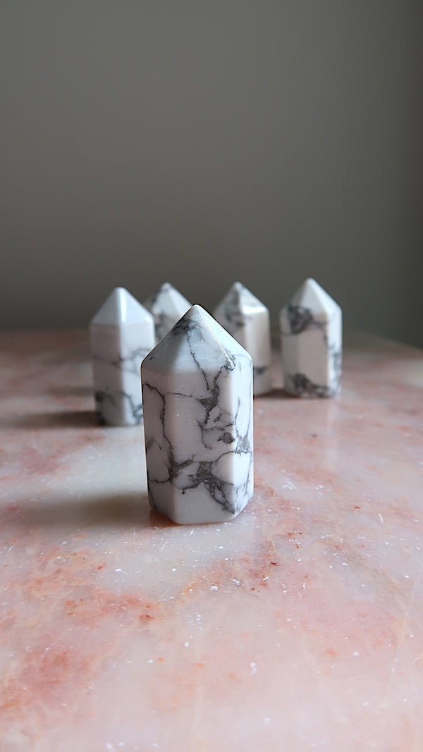 Small Howlite Points