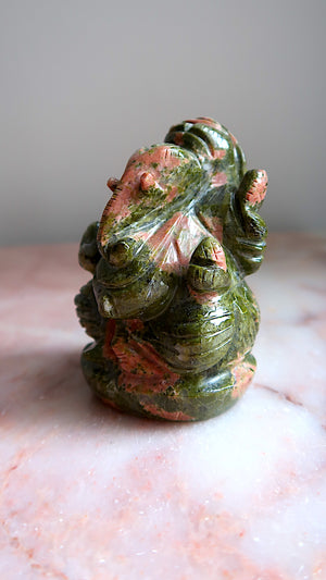 Unakite Jasper Ganesh