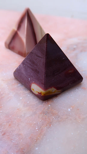 Mookaite Pyramids