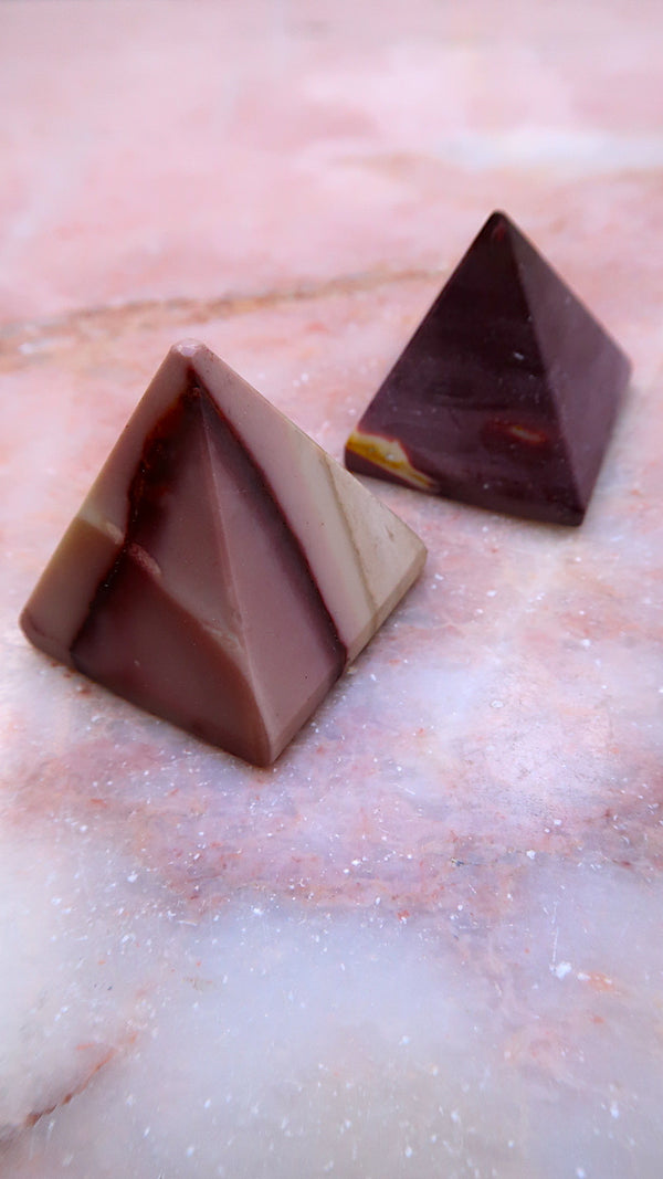 Mookaite Pyramids