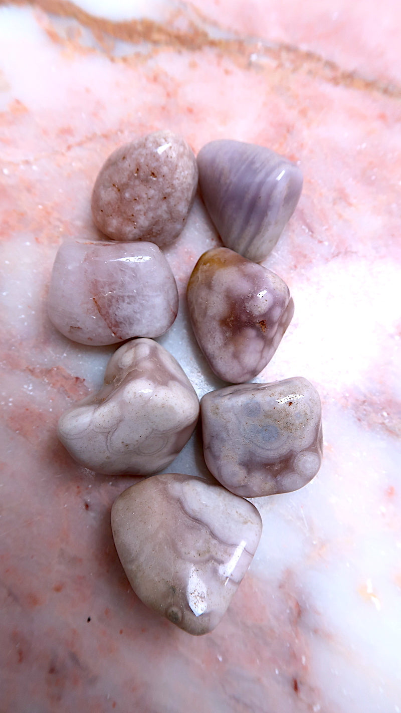 Large Pink Amethyst Tumbles